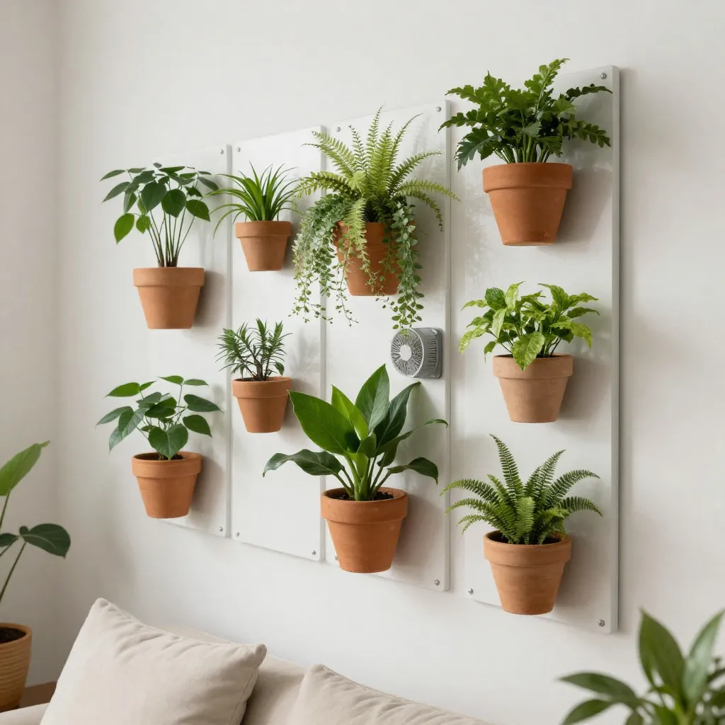 Natural air purifying system